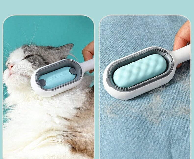 DoubleFaceBrosse™ | Brosse pour chats & chiens - Le Félin d'Or